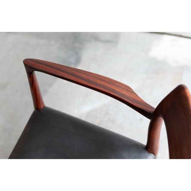 Black Model 56 Side Chair by Niels Otto Moller For Sale - Image 8 of 18
