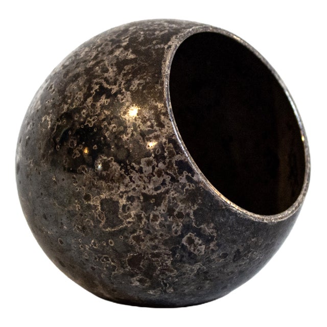 Silver-Plated Metal Vase by Lino Sabattini for Argenterie Sabattini, 1970 For Sale