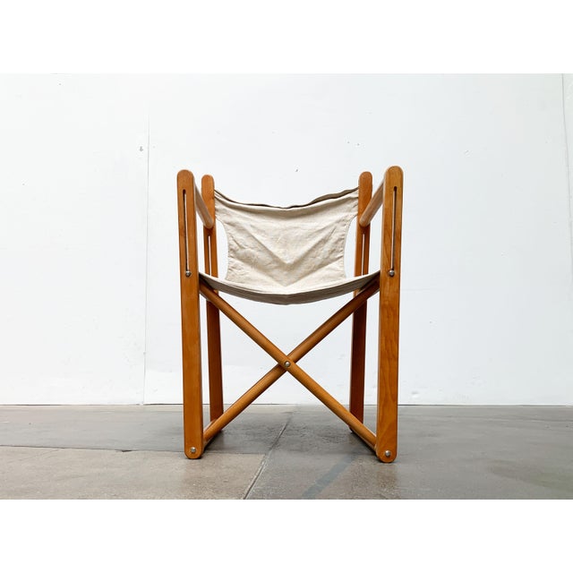 Mid-Century Modern Mid-Century German Safari Folding Chair from Casala, 1960s For Sale - Image 3 of 18