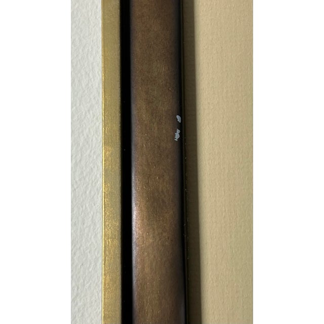 Mid 20th Century Mid-20th Century Print of Paris Riverfront, Framed For Sale - Image 5 of 6