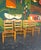 Mid 20th Century Vintage Beechwood and Rush Ladderback Dining Chairs - 4 For Sale - Image 5 of 12