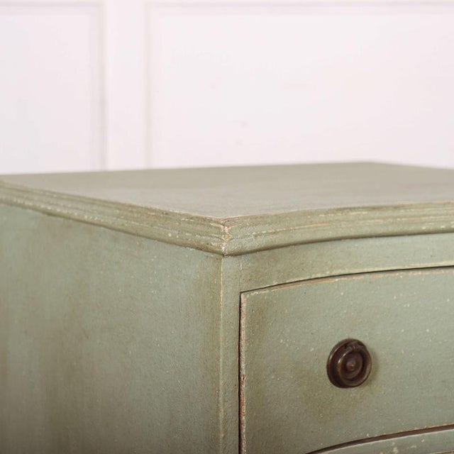 Wood Swedish Serpentine Commode, 1890s For Sale - Image 7 of 10