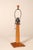 Mission Stickley Mission Collection Oak Table Lamp with Art Glass Shade For Sale - Image 3 of 18