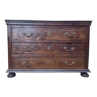 18th Century Louis XIII Three-Drawer Chest in Oak For Sale