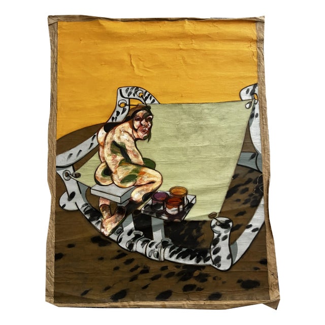 Donald Tibble, Composition, 1970s, Oil on Canvas For Sale