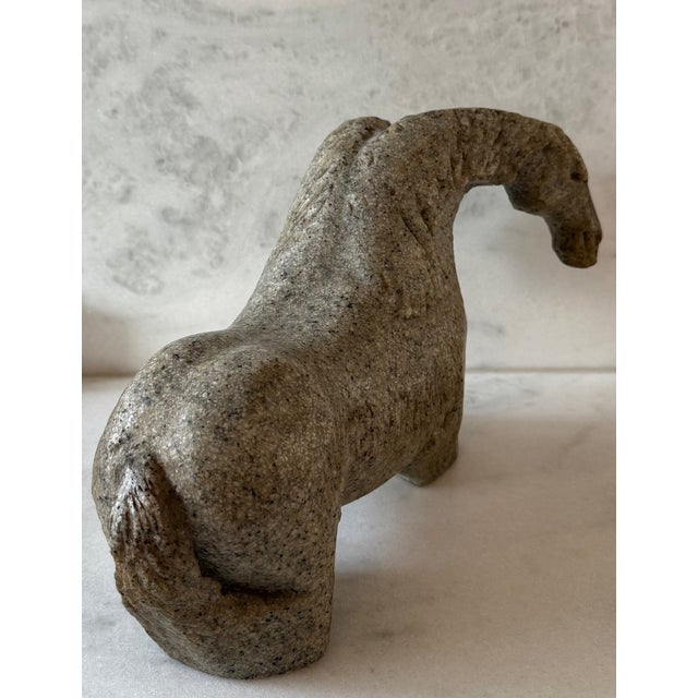1960s Two Headed Horse Stone Sculpture by Lebadang For Sale - Image 11 of 17