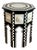 Hollywood Regency Side Table in the style of Martyn Lawrence Bullard with Faux Ivory Details, 2010s For Sale