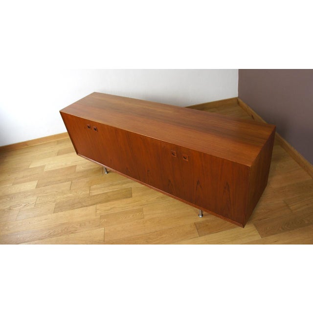 1960s Vintage Danish Enfilade Teak by Erik Brouer for Brouers Furniture Factory, 1960 For Sale - Image 5 of 10