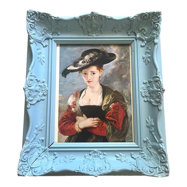 1950s Vintage Art Print of Susanne Fourment, Framed For Sale