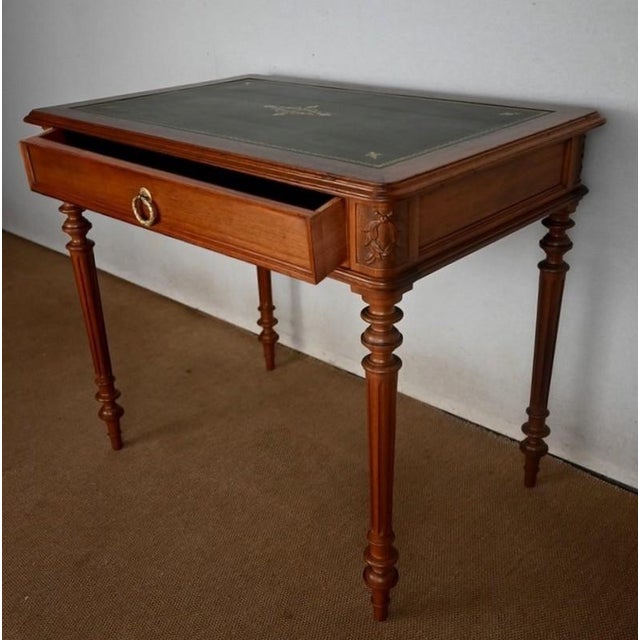 Small Louis XVI Style Mahogany Desk, 1900s For Sale - Image 4 of 18