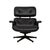 Set of Lounge Chair with Ottoman in Leather by Charles & Ray Eames for Vitra For Sale - Image 9 of 16