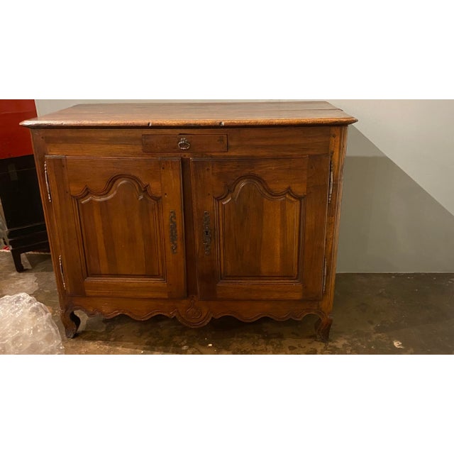 French 18th Century French Walnut Buffet For Sale - Image 3 of 8