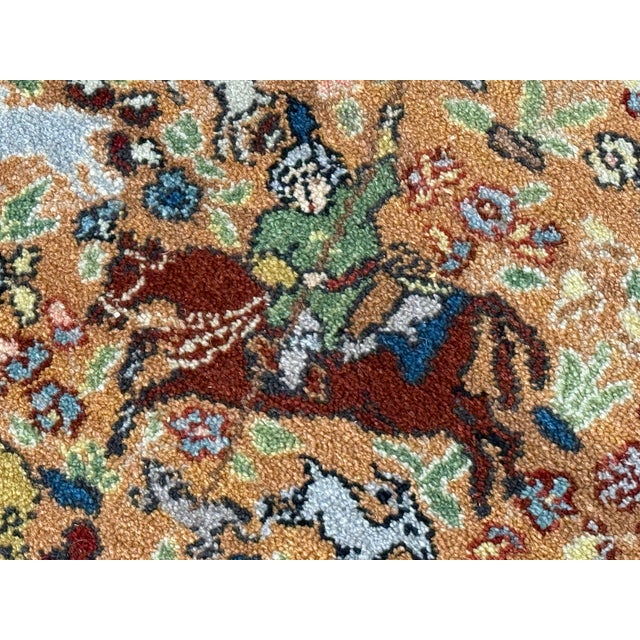 Textile 8ft 8 in X 12ft Karastan Persian Hunting Wool Area Rug For Sale - Image 7 of 12