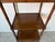 1970s 1970’s Vintage Mount Airy Three-Tier Walnut Etagere With Drawers & Brass Casters For Sale - Image 5 of 12