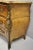 Brown French Louis XV Style Inlaid Marble Top Bombe Commode Chest With Bronze Figures For Sale - Image 8 of 12