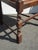 Vintage French Country Brown Oak Barley Twist Arm Chair For Sale - Image 13 of 16