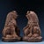 Late 19th Century Pair of Gilt Bronze Guardian Lion Figures, 9200g Total, Detailed Texture For Sale - Image 4 of 10