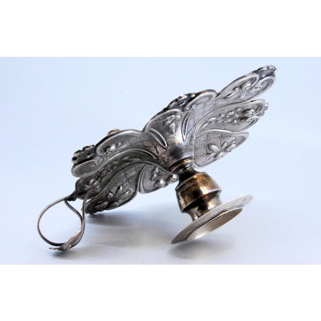 Silver Paddle with Raised Base For Sale - Image 5 of 11