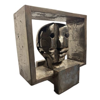 Vintage Metal Face, 1974 For Sale