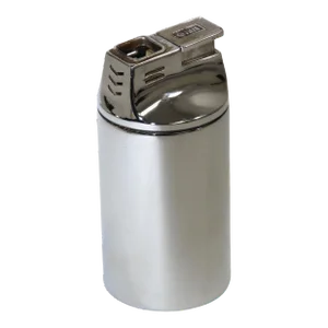 Vintage Postmodern Chrome Table Lighter Kogen Japan, 1970s