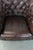 English-Style Chesterfield Club Chair in Cowhide Leather For Sale - Image 6 of 15
