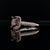 Diamond Sapphire Ring 18k Gold WG Women 3.027 TCW Certified For Sale - Image 4 of 12