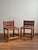 Rustic European 1940s Italian Leather Strap Dining Chairs, Set of Four For Sale - Image 3 of 17