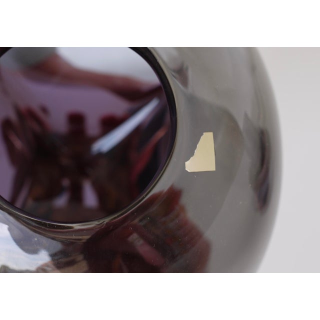 Glass Italian Glass Table Lamp attributed to Flavio Poli for Seguso Vetri Darte, 1970s For Sale - Image 7 of 9