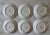 Black Set of 6 Mid 20th Century Rosenthal Small Plates in the "Hilton" Pattern For Sale - Image 8 of 11