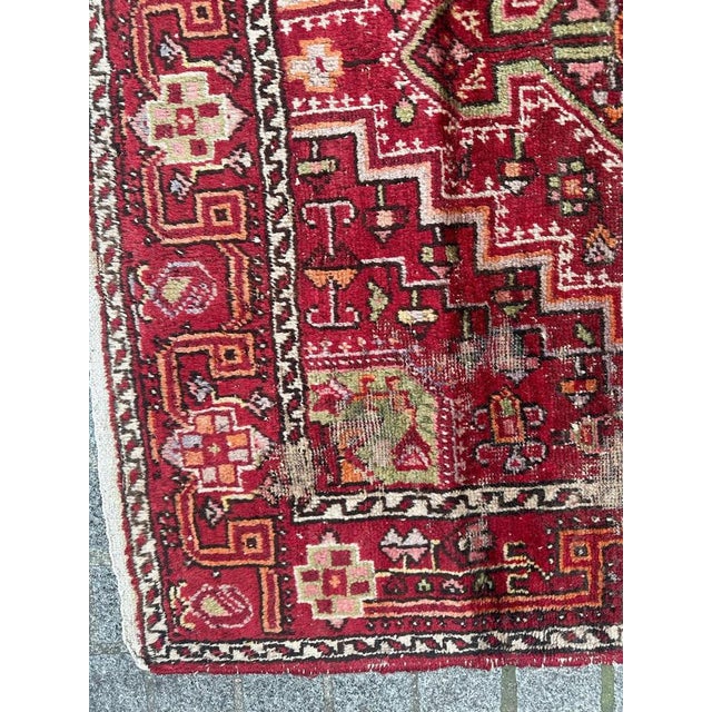 Mid-Century Hamadan Rug, 1950s For Sale - Image 12 of 18