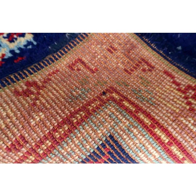 Blue 1960s Vintage French Savonnerie Rug 2.9' X 4.5' For Sale - Image 8 of 11