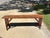 19th Century Antique Early American Americana Primitive Plank Wood Farm Bench, 19th Century For Sale - Image 5 of 18
