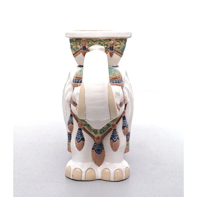 Green Large Chinese Elephant Jardiniere, 1970s For Sale - Image 8 of 9