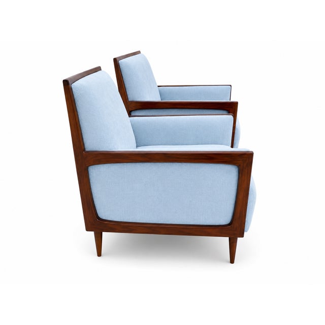 Mid-Century Modern Style Lounge Chairs - A Pair For Sale - Image 4 of 4