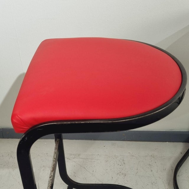 Metal American Bar Stools by Milo Baughman, 1970s, Set of 2 For Sale - Image 7 of 18