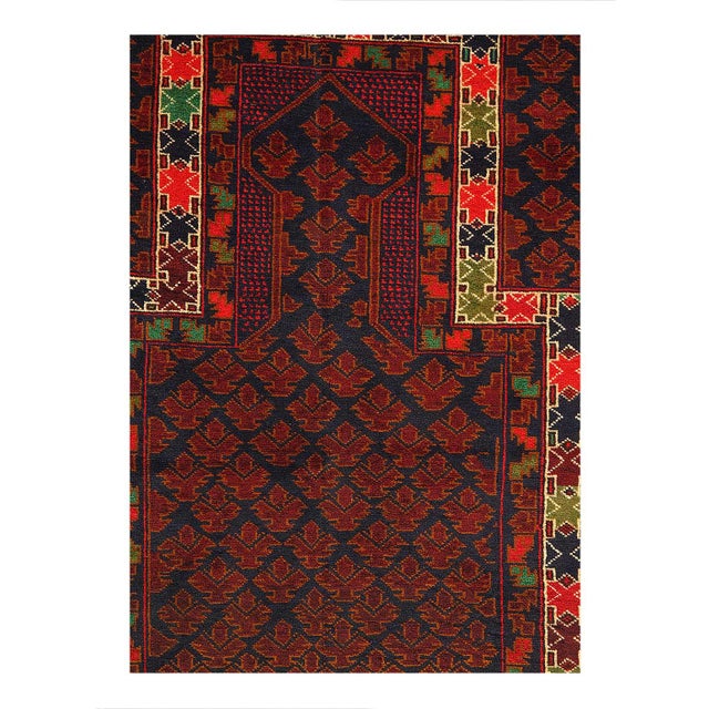 Balouch rugs are handmade tribal rugs from Eastern Afghanistan. These are primarily knotted by Pashtun and Baluch nomad...