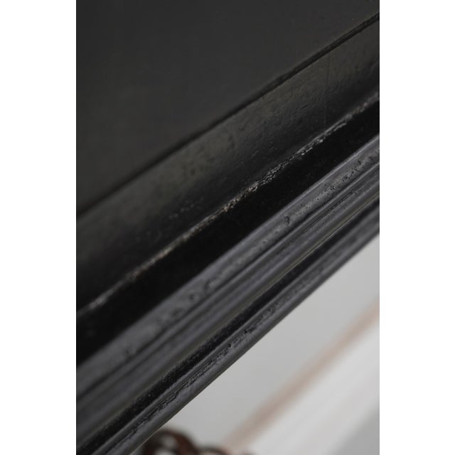 1970s Chinoiserie Decorated Finish Electric Wall Clock For Sale - Image 5 of 12