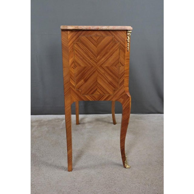 Louis XV Transitional Marquetry Commode, 20th Century For Sale - Image 15 of 18