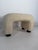 Mid-Century Modern Vintage Scandinavian Bouclé Ottoman, 1980s For Sale - Image 3 of 9