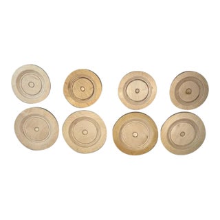1960s Tailio Design Birch Plywood Plates- Set of 8 For Sale