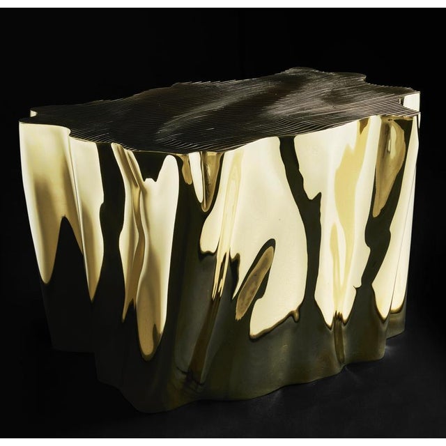 Gold Dubaillusion Coffee Table by Orfeo Studio For Sale - Image 8 of 9