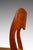 Set of Four 4 Bespoke Møller Model #71 Dining Chairs in Teak & Leather Attributed to Niels Møller for j.l. Møllers Møbelfabrik, Denmark, 1960s For Sale - Image 11 of 12