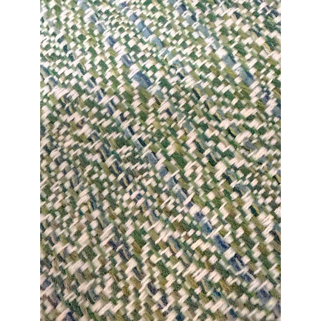 2020s Custom Stewart Furniture Wingback in Thibaut Fabric For Sale - Image 5 of 14