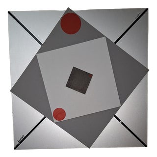 Postmodern German Wall Clock by Europa,1980s For Sale