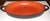 This orangey-red, oval enamelware piece is in great vintage condition. It can be cooked in - on the stovetop or in the...