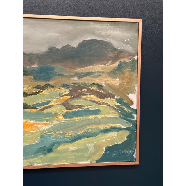 1970s Lars Stocks, Landscape, 1971, Oil Painting on Panel, Framed For Sale - Image 5 of 18