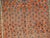 19th Century Turkmen Yomut Area Rug in Allover Geometric Pattern in Dark Red, Brown, French Blue For Sale - Image 17 of 18