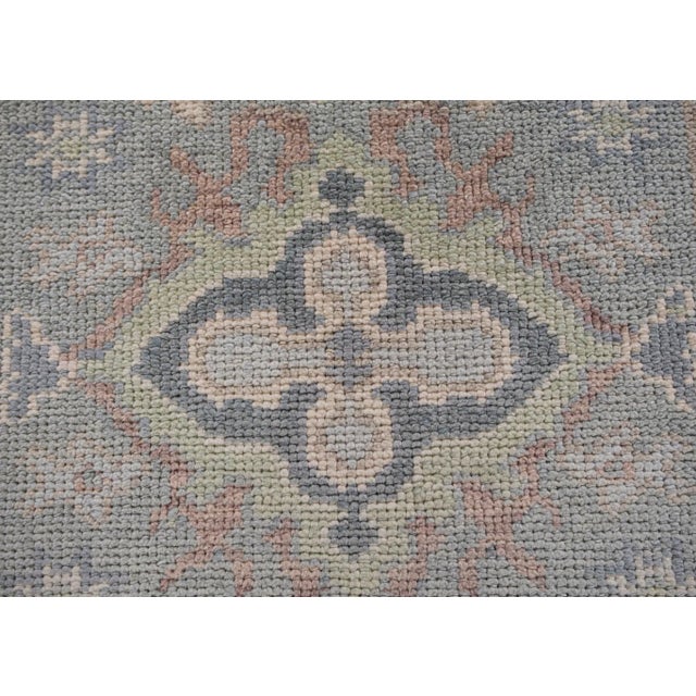 Turkish Turkish Oushak Rug 2'3" x 3' For Sale - Image 3 of 6