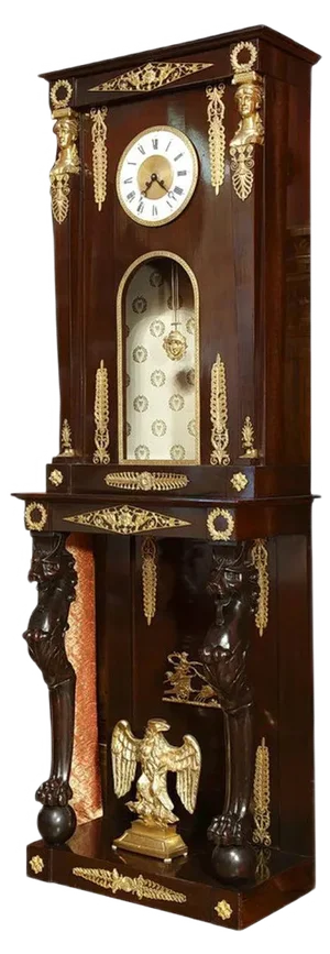 Late 19th Century Empire-Style Longcase Clock