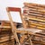 1960’s Beech Folding Chairs – (Model 2180). Good practical classic folding chairs originally made in Germany of solid...